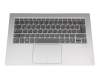 Keyboard incl. topcase DE (german) grey/silver with backlight original suitable for Lenovo Yoga 920-13IKB (80Y7/80Y8/81TF)