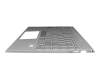 Keyboard incl. topcase DE (german) silver/black original suitable for HP Envy 13-aq0200