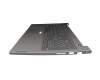 Keyboard incl. topcase DE (german) silver/grey with backlight original suitable for Lenovo ThinkBook 15 G3 ACL (21A4)