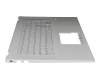 Keyboard incl. topcase DE (german) silver/silver original suitable for Asus VivoBook 17 D712DA