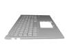 Keyboard incl. topcase DE (german) silver/silver original suitable for Asus VivoBook F512DA