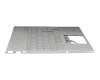 Keyboard incl. topcase DE (german) silver/silver with backlight (GTX graphics card) original suitable for HP Pavilion 15-cs0600