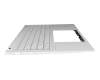 Keyboard incl. topcase DE (german) silver/silver with backlight original suitable for Asus M5606NA