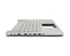 Keyboard incl. topcase DE (german) silver/silver with backlight original suitable for Asus N550LF