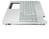 Keyboard incl. topcase DE (german) silver/silver with backlight original suitable for Asus ROG G551JM
