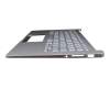 Keyboard incl. topcase DE (german) silver/silver with backlight original suitable for Asus VivoBook 14 X403FA