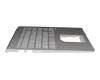 Keyboard incl. topcase DE (german) silver/silver with backlight original suitable for Asus VivoBook S15 S530UN