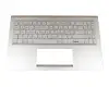 Keyboard incl. topcase DE (german) silver/silver with backlight original suitable for Asus ZenBook 15 UX534FTC