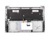 Keyboard incl. topcase DE (german) silver/silver with backlight original suitable for Asus ZenBook UX501LW