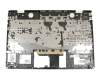 Keyboard incl. topcase DE (german) silver/silver with backlight original suitable for HP Pavilion 13-an0200