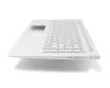 Keyboard incl. topcase DE (german) silver/silver with backlight original suitable for HP Pavilion 14-bf000