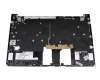 Keyboard incl. topcase DE (german) silver/silver with backlight original suitable for HP Pavilion 15-eg3000