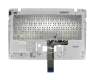 Keyboard incl. topcase DE (german) white/white original suitable for Asus R202CA