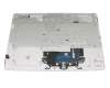 Keyboard incl. topcase DE (german) white/white original suitable for HP 17-by0000