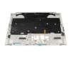 Keyboard incl. topcase DE (german) white/white with backlight original suitable for Acer ConceptD 7 Ezel Pro (CC715-72P)