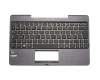 Keyboard incl. topcase FR (french) black/anthracite original suitable for Asus Transformer Book T100TAL