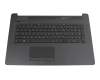 Keyboard incl. topcase FR (french) black/black (PTP/without DVD) original suitable for HP 17-by3000