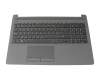 Keyboard incl. topcase FR (french) black/black original suitable for HP 255 G7 SP