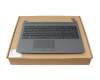 Keyboard incl. topcase FR (french) black/black original suitable for HP 255 G7