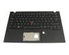 Keyboard incl. topcase FR (french) black/black with backlight and mouse-stick original suitable for Lenovo ThinkPad X1 Carbon 8th Gen (20UA/20U9)
