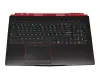 Keyboard incl. topcase FR (french) black/black with backlight original suitable for MSI GE63 Raider RGB 8RE/8RF (MS-16P5)