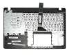 Keyboard incl. topcase FR (french) black/grey original suitable for Asus F550VB