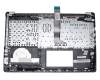 Keyboard incl. topcase FR (french) black/silver original suitable for Asus K551LB