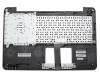 Keyboard incl. topcase FR (french) black/silver original suitable for Asus X555LJ
