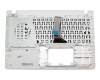Keyboard incl. topcase FR (french) black/white original suitable for Asus R510CA
