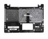 Keyboard incl. topcase GR (greek) black/silver original suitable for Asus R505CM