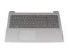 Keyboard incl. topcase HU (hungarian) black/grey with backlight original suitable for Lenovo IdeaPad 3-15ADA6 (82KR)