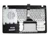 Keyboard incl. topcase IT (italian) black/black original suitable for Asus F550LA
