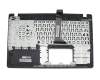Keyboard incl. topcase IT (italian) black/black original suitable for Asus F550LN