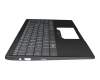 Keyboard incl. topcase IT (italian) grey/black with backlight original suitable for MSI Modern 14 11SBU/11SBL (MS-14D2)