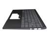 Keyboard incl. topcase IT (italian) grey/black with backlight original suitable for MSI Modern 14 B11M/B11MW (MS-14D2)