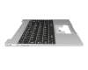 Keyboard incl. topcase NL (dutch) black/grey original suitable for Medion Akoya E14301/E14302 (NS14AP)