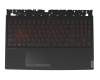 Keyboard incl. topcase RU (russian) black/black with backlight original suitable for Lenovo Legion Y540-15IRH (81RJ/81SX)