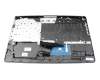 Keyboard incl. topcase SF (swiss-french) black/black (with TP/DVD, “black brushed” surface texture) original suitable for HP 17-by1000