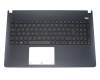 Keyboard incl. topcase SF (swiss-french) black/black original suitable for Asus X501A