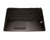 Keyboard incl. topcase SF (swiss-french) black/black with backlight original suitable for Asus ROG G750JH