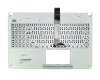 Keyboard incl. topcase SF (swiss-french) black/white original suitable for Asus X501A