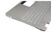 Keyboard incl. topcase UA (ukrainian) silver/silver with backlight original suitable for Asus ROG G551JK