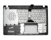Keyboard incl. topcase US (english) black/grey original suitable for Asus K550CC