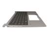 Keyboard incl. topcase US (english) black/grey with backlight original suitable for Asus UM3504DA