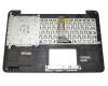 Keyboard incl. topcase US (english) black/silver original suitable for Asus F555BP