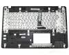 Keyboard incl. topcase US (english) black/silver original suitable for Asus R751JB