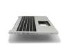 Keyboard incl. topcase US (english) black/silver original suitable for Asus Transformer Book Flip TP550LA