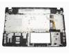 Keyboard incl. topcase US (english) black/silver with backlight original suitable for Asus N56VJ