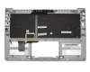 Keyboard incl. topcase US (english) black/silver with backlight original suitable for Asus ZenBook UX303LN