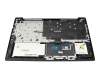 Keyboard incl. topcase US (english) grey/black original suitable for Lenovo V15 G2 IJL (82QY)